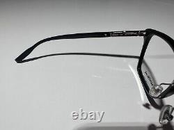 Mont Blanc MB0042O 005 Eyeglasses Men's Black/Silver Full Rim 58mm
