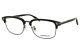 Mont Blanc Mb0043o 005 Eyeglasses Men's Black/silver Full Rim Optical Frame 55mm