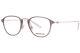 Mont Blanc Mb0155o 004 Eyeglasses Men's Silver Full Rim Optical Frame 51mm