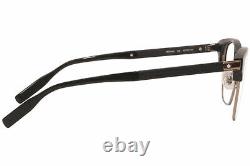 Mont Blanc MB0164O 002 Eyeglasses Men's Black Full Rim Square Optical Frame 52mm