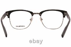 Mont Blanc MB0164O 002 Eyeglasses Men's Black Full Rim Square Optical Frame 52mm
