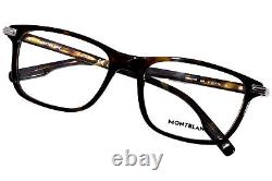 Mont Blanc MB0277O 006 Eyeglasses Frame Men's Havana/Silver Full Rim 54mm