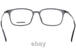 Mont Blanc MB0315OA 006 Eyeglasses Men's Grey/Silver Full Rim 56mm