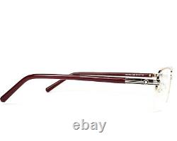 Mont Blanc MB0478 MB 478 028 Gold Red Semi RIm Metal Eyeglasses Frame 55-19-145