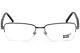 Mont Blanc Mb635 Gunmetal 014 Metal Semi Rim Eyeglasses Frame 55-18-145 Mb0635