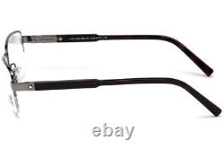 Mont Blanc MB635 Gunmetal 014 Metal Semi Rim Eyeglasses Frame 55-18-145 MB0635