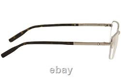 Mont Blanc Men's Eyeglasses MB0020O MB/0020/O 005 Ruthenium Optical Frame 58-mm