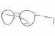 Montblanc Mb0162o 001 Eyeglasses Frame Men's Black/silver Full Rim Round 48mm