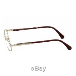 Montblanc MB448-017 Silver/Burgundy Full Rim Rectangular Men's Eyeglasses Frames