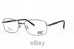 Montblanc Silver Full Rim Men eyeglasses Brand New Asian Fit 484U 016