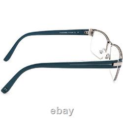 Morel Eyeglasses Öga 7406O BB012 Blue&Silver Half Rim Frame France 5418 140