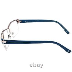 Morel Eyeglasses Öga 7406O BB012 Blue&Silver Half Rim Frame France 5418 140