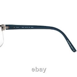 Morel Eyeglasses Öga 7406O BB012 Blue&Silver Half Rim Frame France 5418 140