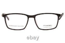Morel Lightec 30190L NG01 Eyeglasses Men's Black/Silver Optical Frame 52mm