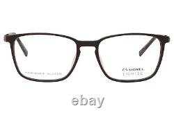 Morel Lightec 30193L SP02 Eyeglasses Men's Black/Silver Optical Frame 57mm