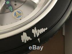 Mr. Norms Tire Rim Clock AUTOGRAPHED