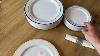 My Review Demo Of Our White And Silver Plastic Dinnerware By Realluck
