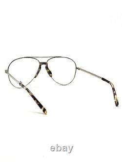 NEW BRIONI BR0052O 003 SILVER AUTHENTIC EYEGLASSES 58-13 145 WithCASE