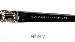 NEW BVLGARI 2125-B-M 102 SILVER/BLACK EYEGLASSES FRAME 54-16-135mm B34mm Italy