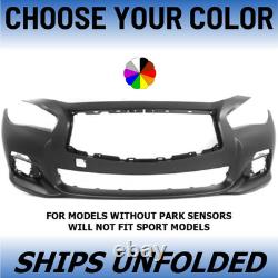 NEW Choose Your Color Front Bumper For 2014-2017 Infiniti Q50