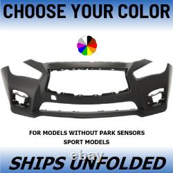 NEW Choose Your Color Front Bumper For 2015-2017 Infiniti Q50 Sport