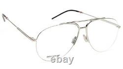 NEW Christian Dior DIOR HOMME DIOR0231 010 Palladium Eyeglasses 60-14-150 B51mm