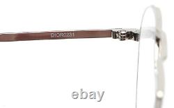 NEW Christian Dior DIOR HOMME DIOR0231 010 Palladium Eyeglasses 60-14-150 B51mm