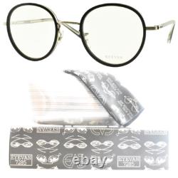 NEW! EYEVAN 7285 E-0501-SG BK/S Black/Silver Round Full Rim Womens Optical Frame