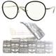 New! Eyevan 7285 E-0501-sg Bk/s Black/silver Round Full Rim Womens Optical Frame