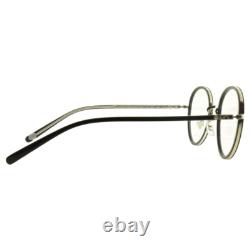 NEW! EYEVAN 7285 E-0501-SG BK/S Black/Silver Round Full Rim Womens Optical Frame