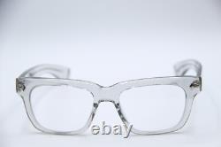 NEW GARRET LEIGHT LLG CRYSTAL SILVER AUTHENTIC EYEGLASSES WithCASE 50-20