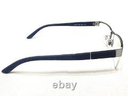 NEW Giorgio Armani AR5044 3089 Mens Silver Half Rim Eyeglasses Frames 55/17140