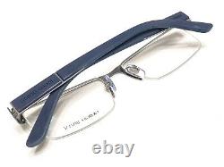 NEW Giorgio Armani AR5044 3089 Mens Silver Half Rim Eyeglasses Frames 55/17140