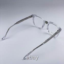 NEW Gucci GG0184O 012 Crystal Clear Demo Square Unisex Eyeglasses