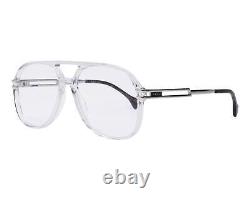 NEW Gucci GG1106O-003-58 Grey Silver Eyeglasses