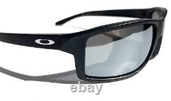 NEW Oakley GIBSTON Matte Black POLARIZED Galaxy Chrome Lens Sunglass 9449