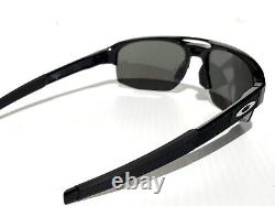 NEW Oakley MERCENARY Polished Black POLARIZED Galaxy Chrome Lens Sunglass 9424