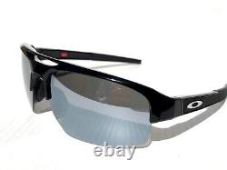 NEW Oakley MERCENARY Polished Black POLARIZED Galaxy Chrome Lens Sunglass 9424