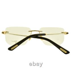 NEW! PAUL VOSHERONT PV630 C1 57-17-145 Gold Silver Rectangle Full Rim Optical