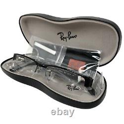 NEW Ray Ban RB 6182 Eyeglasses Gunmetal Black Half Rim Glasses Frames Men Women