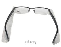 NEW Ray Ban RB 6182 Eyeglasses Gunmetal Black Half Rim Glasses Frames Men Women