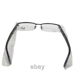 NEW Ray Ban RB 6182 Eyeglasses Gunmetal Black Half Rim Glasses Frames Men Women