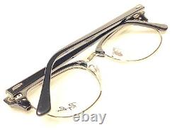 NEW Ray Ban RB5154 2000 Clubmaster Black & Silver Eyeglasses Frames 51/21145