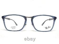 NEW Ray Ban RB7131 5719 Mens Blue & Silver Modern Eyeglasses Frames 55/19145