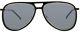 New! Saint Laurent Classic 11 56mm Aviator /pilot Sunglasses Black & Silver
