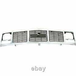 NEW Silver Grille For 1988-1999 GMC K1500 C1500 SHIPS TODAY