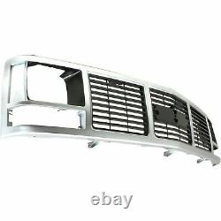 NEW Silver Grille For 1988-1999 GMC K1500 C1500 SHIPS TODAY