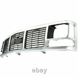 NEW Silver Grille For 1988-1999 GMC K1500 C1500 SHIPS TODAY