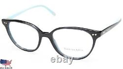 NEW TIFFANY & Co TF 2154 8232 BLACK/SILVER SERIGRAPHY EYEGLASSES 50-17-140 Italy