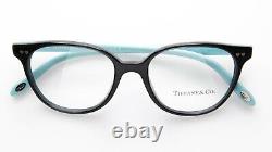 NEW TIFFANY & Co TF 2154 8232 BLACK/SILVER SERIGRAPHY EYEGLASSES 50-17-140 Italy